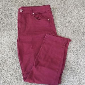 Maurices high rise crop pant